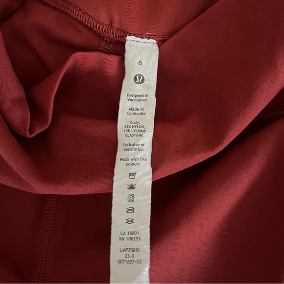 {Lululemon} Align High-Rise Pant with Pockets 25" Leggings in Terra Orange - 6 - Picture 10 of 11